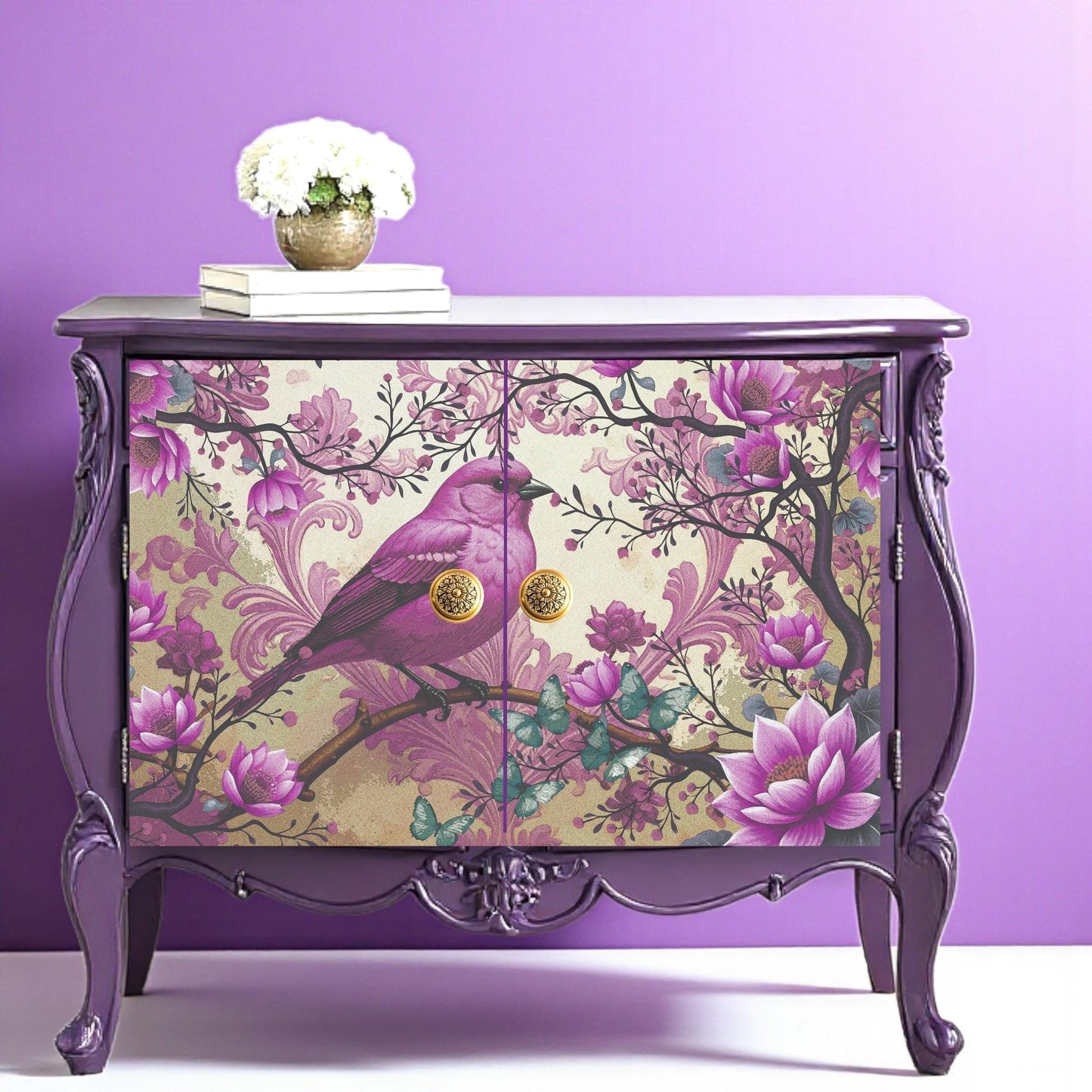 Transform your next project with this stylish decoupage paper—your imagination is the limit!
Transform your furniture with our exquisite decoupage paper, designed to inspire creativity and elevate your home decor! This beautifully crafted decoupage paper is perfect for DIY enthusiasts and interior design lovers alike. With a variety of stunning patterns and designs, our decoupage paper allows you to breathe new life into your furniture pieces, creating unique and personalized stylish accents