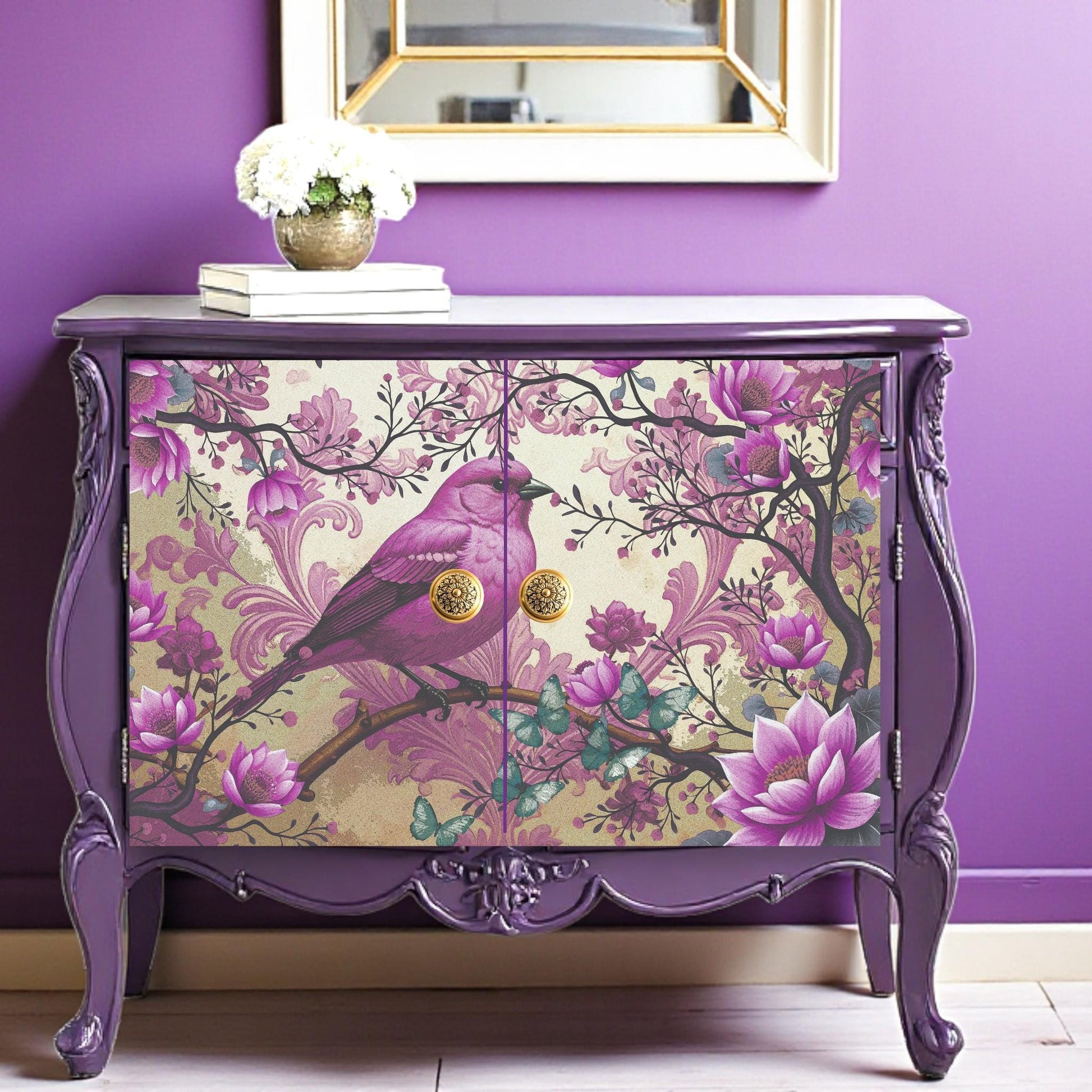 Transform your next project with this stylish decoupage paper—your imagination is the limit!
Transform your furniture with our exquisite decoupage paper, designed to inspire creativity and elevate your home decor! This beautifully crafted decoupage paper is perfect for DIY enthusiasts and interior design lovers alike. With a variety of stunning patterns and designs, our decoupage paper allows you to breathe new life into your furniture pieces, creating unique and personalized stylish accents