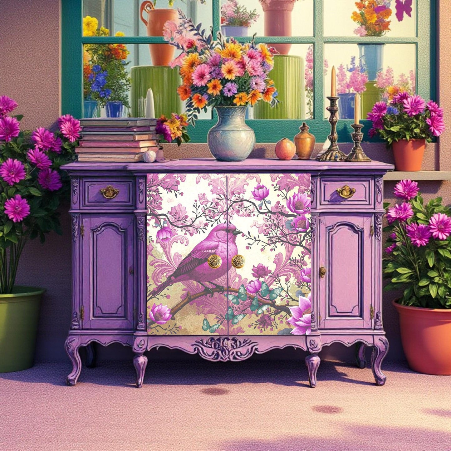 Transform your next project with this stylish decoupage paper—your imagination is the limit!
Transform your furniture with our exquisite decoupage paper, designed to inspire creativity and elevate your home decor! This beautifully crafted decoupage paper is perfect for DIY enthusiasts and interior design lovers alike. With a variety of stunning patterns and designs, our decoupage paper allows you to breathe new life into your furniture pieces, creating unique and personalized stylish accents