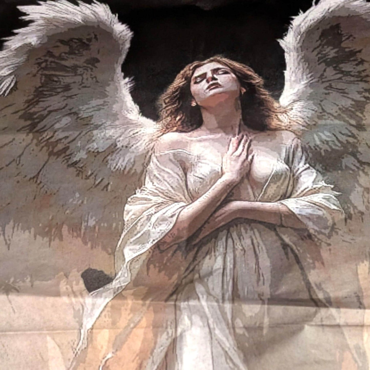 Angel Decoupage Paper. Transform your DIY projects with this exquisite Angel Decoupage Paper, perfect for furniture upcycling, home decor, and Christmas crafts. Designed for creative enthusiasts and interior decorators alike, this high-quality rice paper allows you to add a touch of elegance and artistry to any surface. Whether refurbishing vintage furniture, crafting unique wall art, or creating festive holiday decorations, this decoupage paper opens up endless creative possibilities.