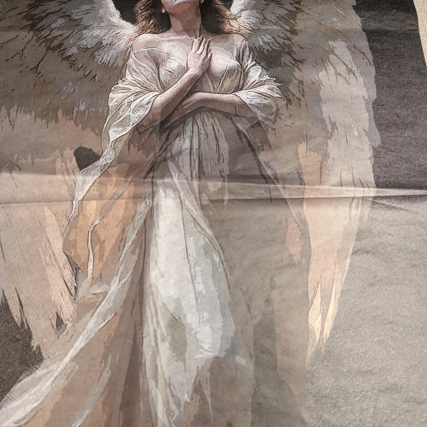 Angel Decoupage Paper. Transform your DIY projects with this exquisite Angel Decoupage Paper, perfect for furniture upcycling, home decor, and Christmas crafts. Designed for creative enthusiasts and interior decorators alike, this high-quality rice paper allows you to add a touch of elegance and artistry to any surface. Whether refurbishing vintage furniture, crafting unique wall art, or creating festive holiday decorations, this decoupage paper opens up endless creative possibilities.