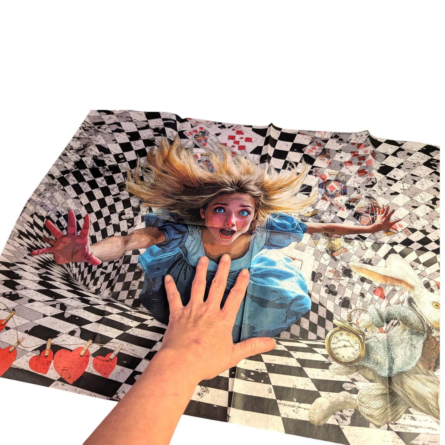 Alice in Wonderland Decoupage Paper, Fairy Core Craft Tissue