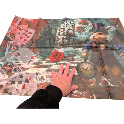 Discover the magic of storytelling with our Alice in Wonderland Decoupage Paper, a vibrant and whimsical addition to your DIY craft supplies. Perfect for adding a touch of fairy core charm to your projects, this high-quality tissue paper features detailed and colorful designs inspired by Lewis Carroll’s beloved characters and scenes. Whether you're creating whimsical home decor, themed party decorations, or unique craft pieces, this decoupage paper brings a splash of fantasy to every project.
