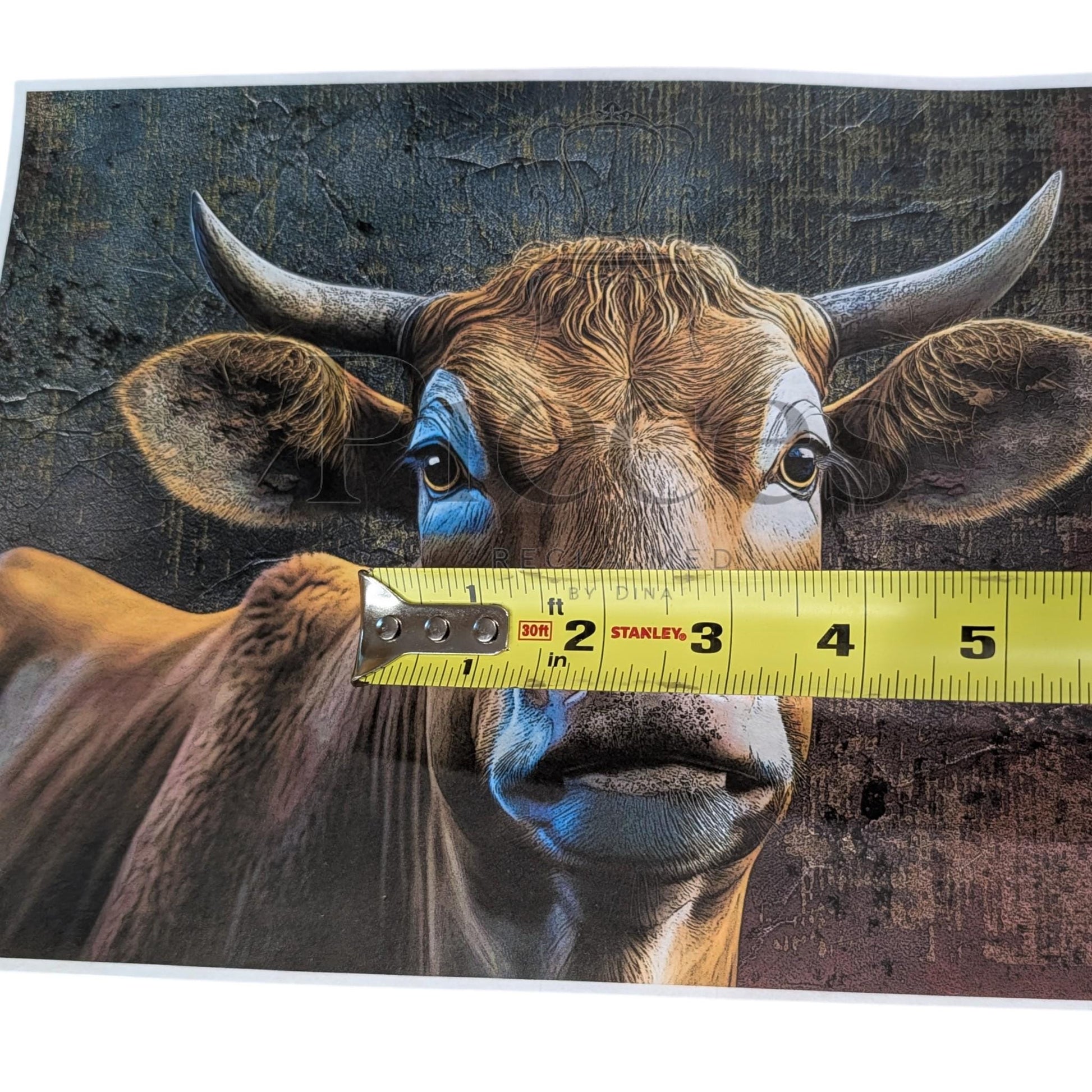 Highland Cow Decoupage Paper for Countryside Decor. Upcycle Furniture with this Paper Napkin. Transform your furniture and craft projects with our Highland Cow  Decoupage Paper, designed to bring authentic countryside charm to your space. This rustic tissue paper is perfect for upcycling tired furniture, adding a unique touch to wall decor, or enhancing your rustic DIY crafts. What sets this decoupage paper apart is its detailed highland cow design, crafted to evoke country side decor style