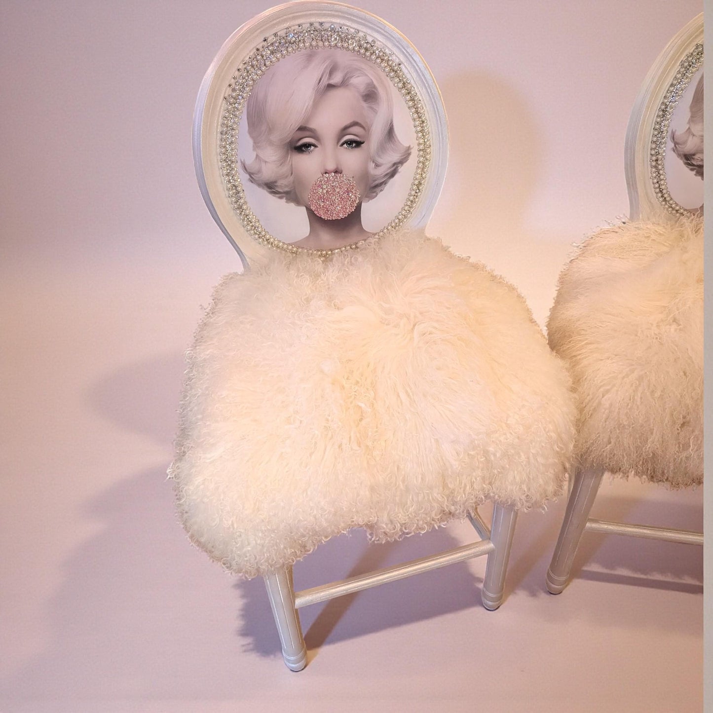 Marilyn Monroe Painted Chair Vintage. Discover the charm of the Marilyn Monroe Painted Chair Vintage Hollywood Decor Pop Art Vanity Accent Unique Bedroom Furniture Statement Piece—a timeless addition that transforms any space with iconic glamour and artistic flair. This chair is more than just seating; it’s a conversation starter and a tribute to classic Hollywood style, designed to stand out in your bedroom or vanity area while offering a distinctive blend of comfort and vintage appeal.