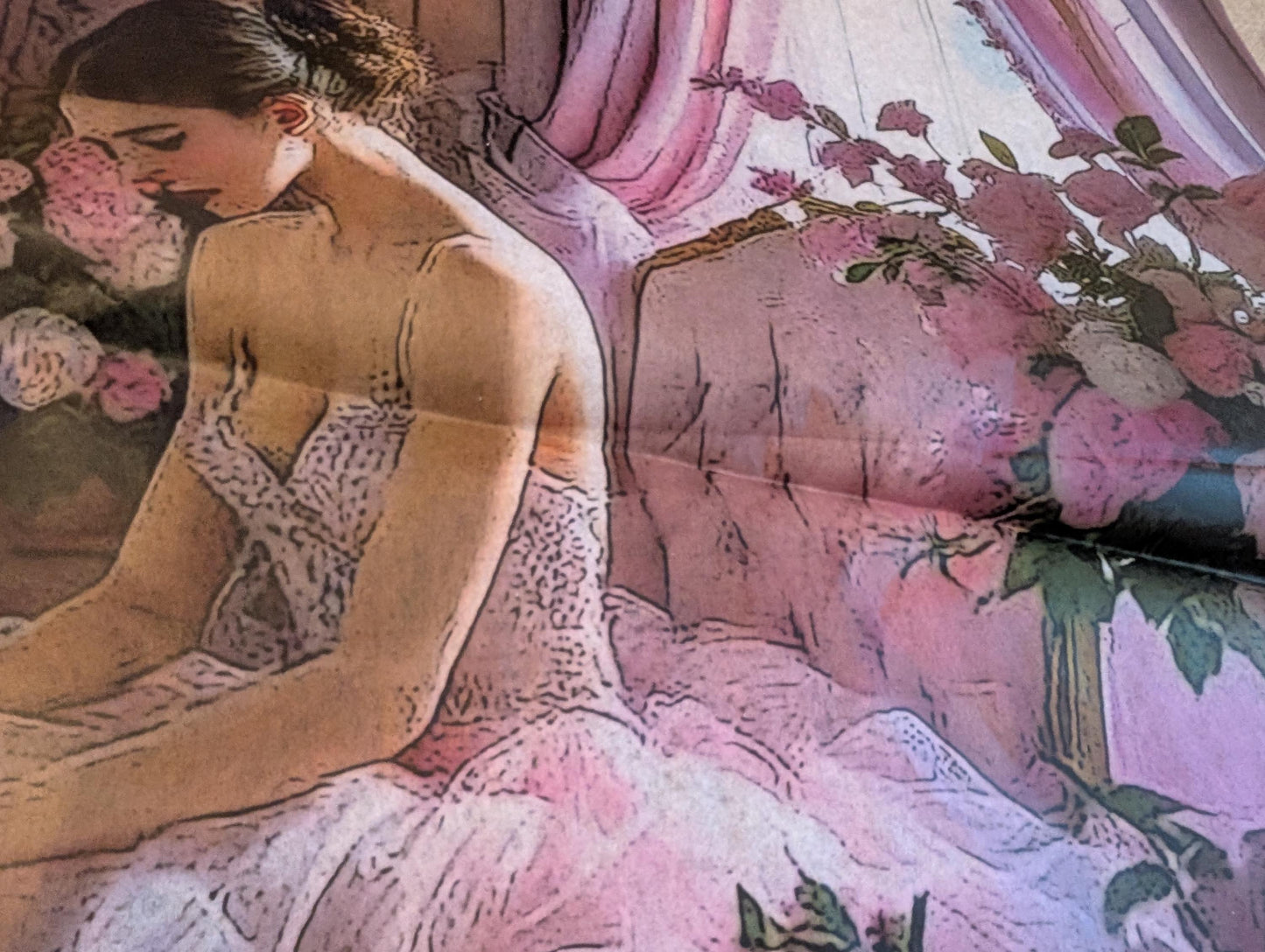 Large Decoupage Paper, Ballerina Dancer Tissue for Furniture Upcycling, Home Decor & Art Projects, Vintage Decoupage, Rice Wasabi Paper. Transform your home decor and furniture with this stunning large decoupage paper featuring a graceful ballerina dancer design. Perfect for DIY enthusiasts, crafters, and interior decorators, this vintage-inspired rice paper adds a touch of elegance and artistry to any project. for upcycling a vintage dresser,  beautiful wall art, and adding decorative accents.