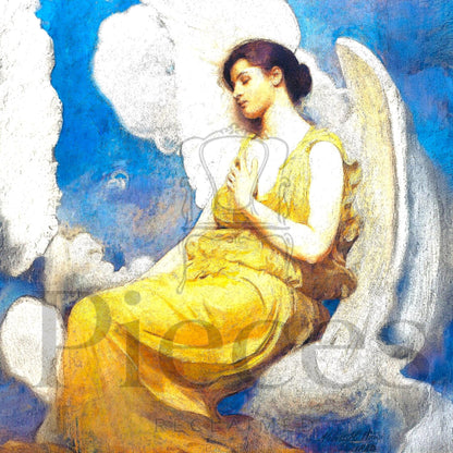 Elevate your creative projects with this exquisite Vintage Angel Decoupage Paper, a large tissue perfect for furniture upcycling, home decor, and art embellishments. Featuring timeless vintage angel paintings alongside elegant depictions of women, this decoupage tissue brings a touch of ethereal beauty and vintage charm to any surface. Designed for DIY enthusiasts, crafters, and interior decorators, this high-quality rice paper is ideal for transforming ordinary furniture into stunning  pieces.