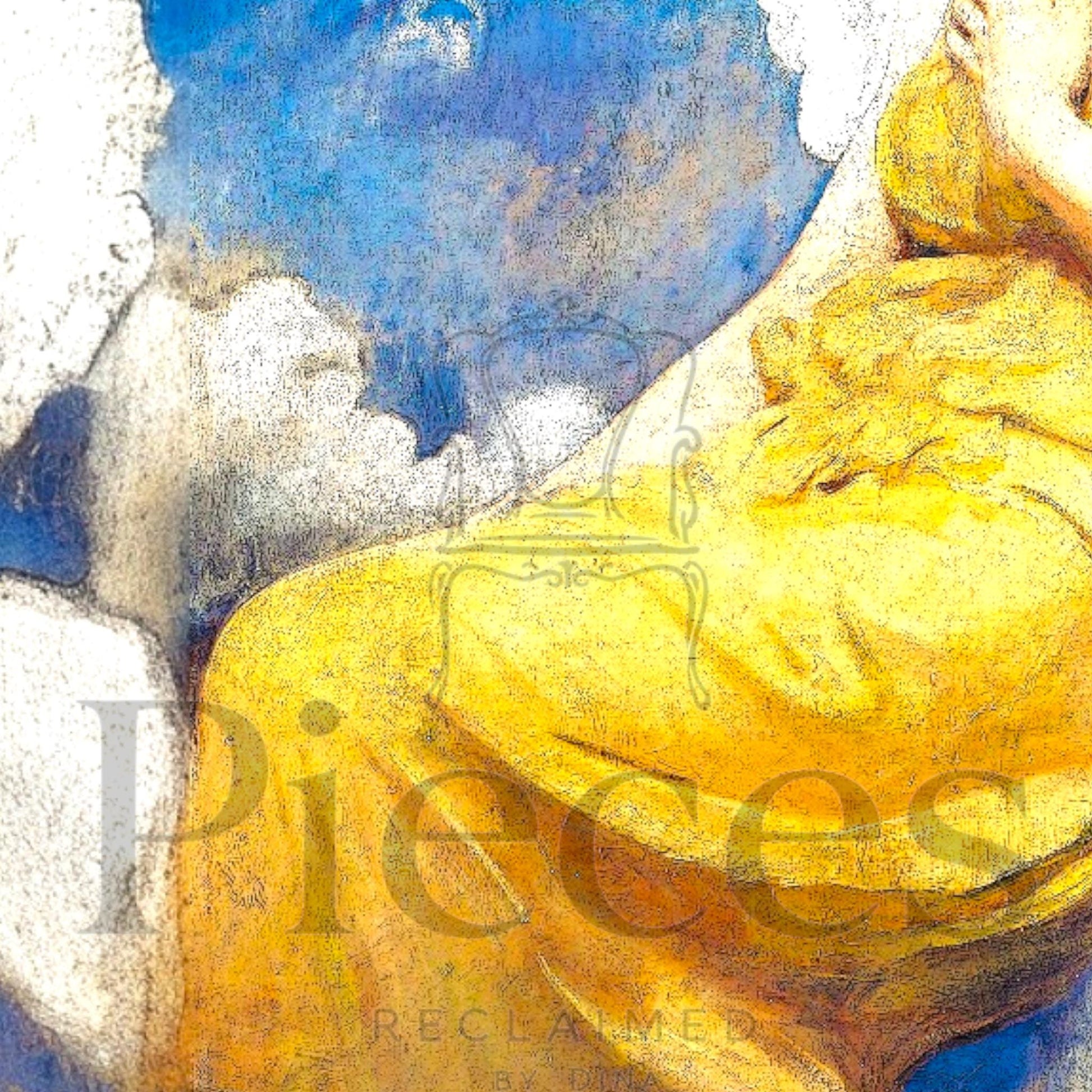 Elevate your creative projects with this exquisite Vintage Angel Decoupage Paper, a large tissue perfect for furniture upcycling, home decor, and art embellishments. Featuring timeless vintage angel paintings alongside elegant depictions of women, this decoupage tissue brings a touch of ethereal beauty and vintage charm to any surface. Designed for DIY enthusiasts, crafters, and interior decorators, this high-quality rice paper is ideal for transforming ordinary furniture into stunning  pieces.