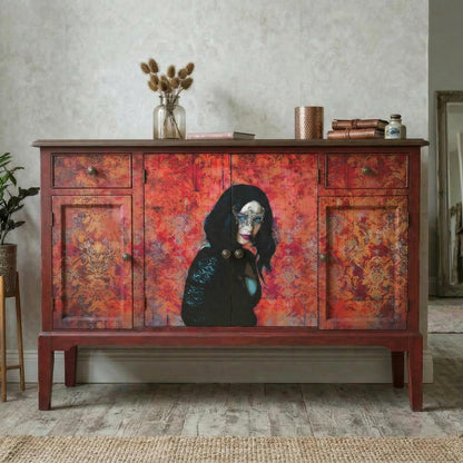 Elegant Woman Decoupage Paper: Large Rice Paper for DIY Crafts