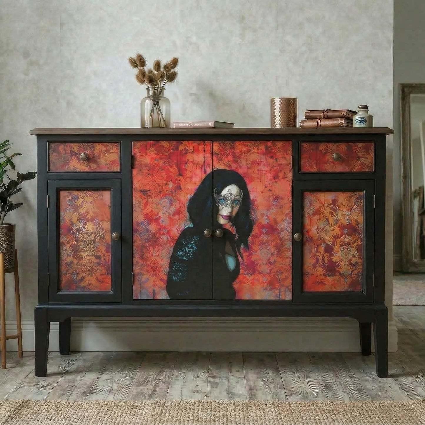 Elegant Woman Decoupage Paper: Large Rice Paper for DIY Crafts