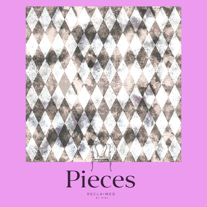 Decoupage paper black and white distressed diamond seamless pattern. Paper Transform your DIY projects with this stunning Large Decoupage Paper featuring a classic diamond distressed seamless pattern in bold black and white. Perfect for crafters, home decorators, and upcycling enthusiasts, this tissue paper elevate furniture, home decor, and craft projects into personalized masterpieces. Perfect for redesigning vintage furniture, creating unique wall art, or embellishing glass and metal surface.