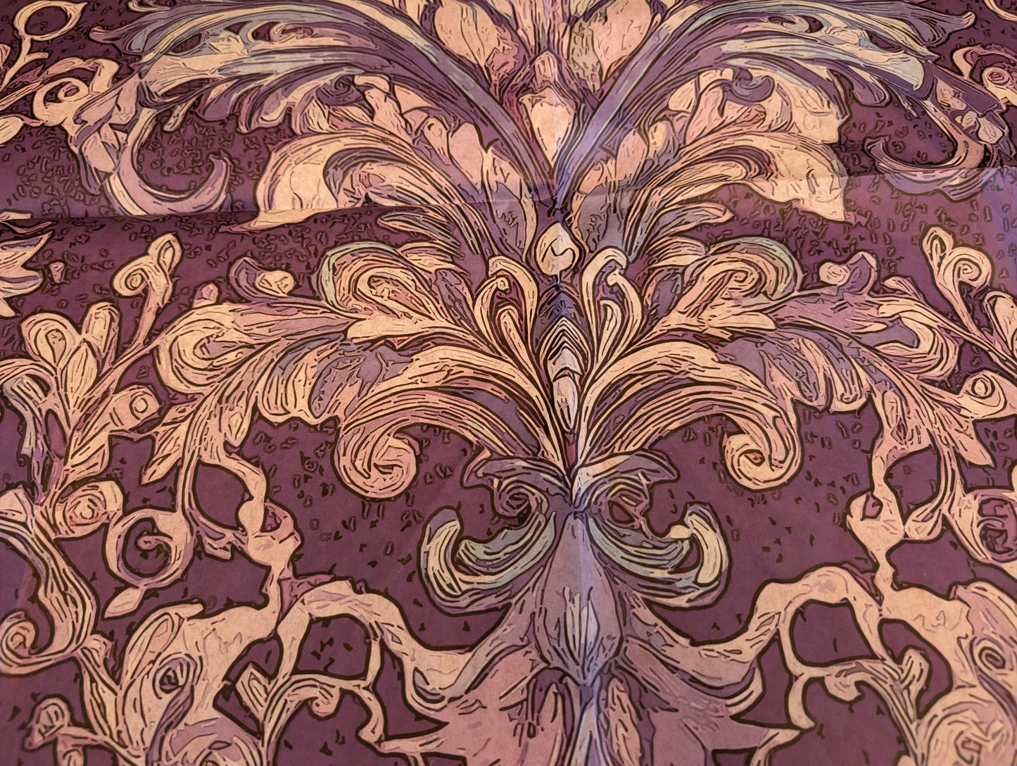 Transform your furniture and craft projects with our stunning Decoupage Paper for Furniture, featuring vibrant multi-color floral damask patterns in plum, teal, and purple hues. Designed specifically for DIY upcycling, furniture makeovers, scrapbooking, and home decor, this tissue paper adds a touch of elegance and artistic flair to any surface. The eye-catching damask designs are perfect for creating personalized, one-of-a-kind pieces that stand out.