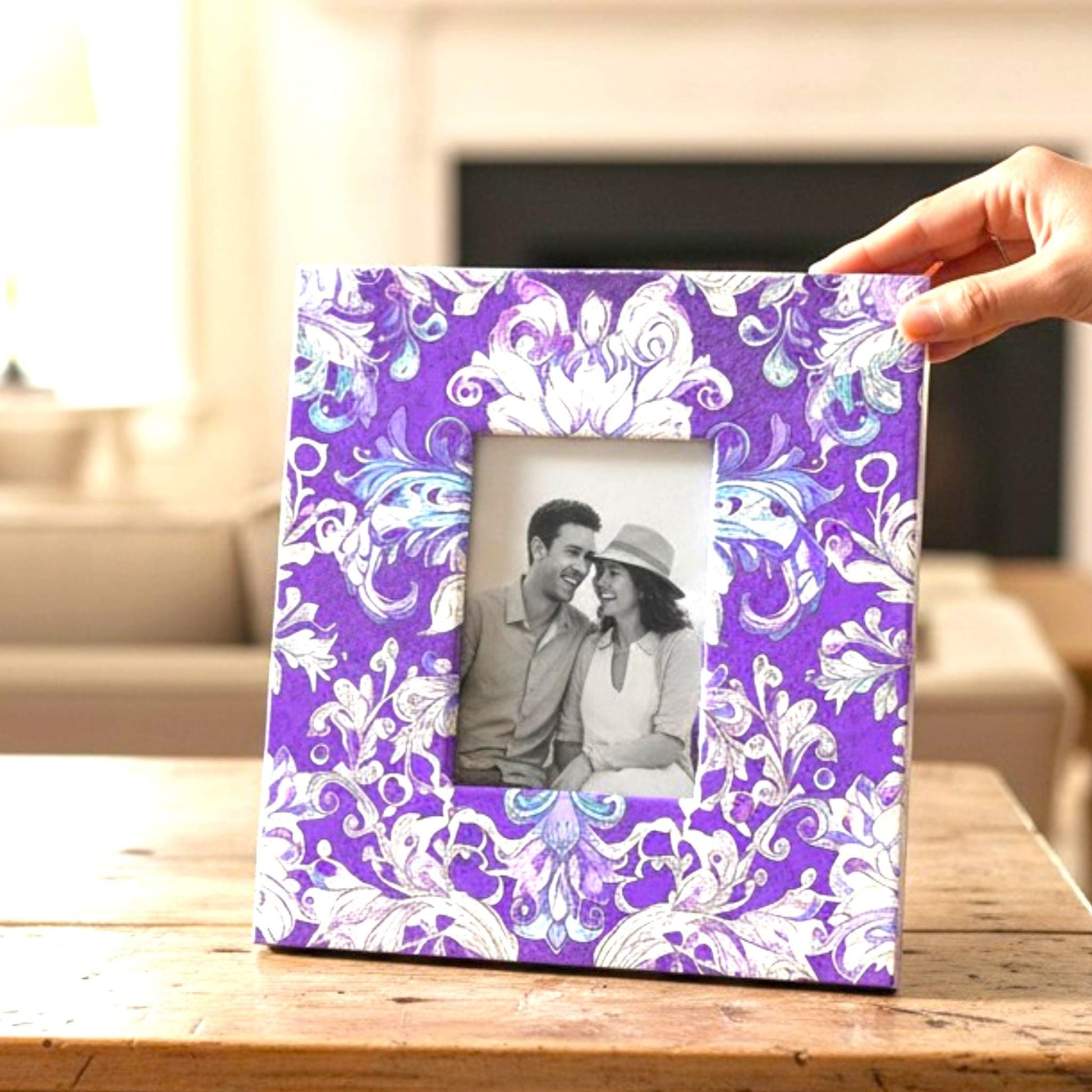 Transform your furniture and craft projects with our stunning Decoupage Paper for Furniture, featuring vibrant multi-color floral damask patterns in plum, teal, and purple hues. Designed specifically for DIY upcycling, furniture makeovers, scrapbooking, and home decor, this tissue paper adds a touch of elegance and artistic flair to any surface. The eye-catching damask designs are perfect for creating personalized, one-of-a-kind pieces that stand out.