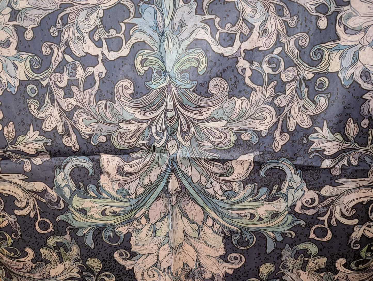 Transform your furniture and craft projects with our stunning Decoupage Paper for Furniture, featuring vibrant multi-color floral damask patterns in plum, teal, and purple hues. Designed specifically for DIY upcycling, furniture makeovers, scrapbooking, and home decor, this tissue paper adds a touch of elegance and artistic flair to any surface. The eye-catching damask designs are perfect for creating personalized, one-of-a-kind pieces that stand out.
