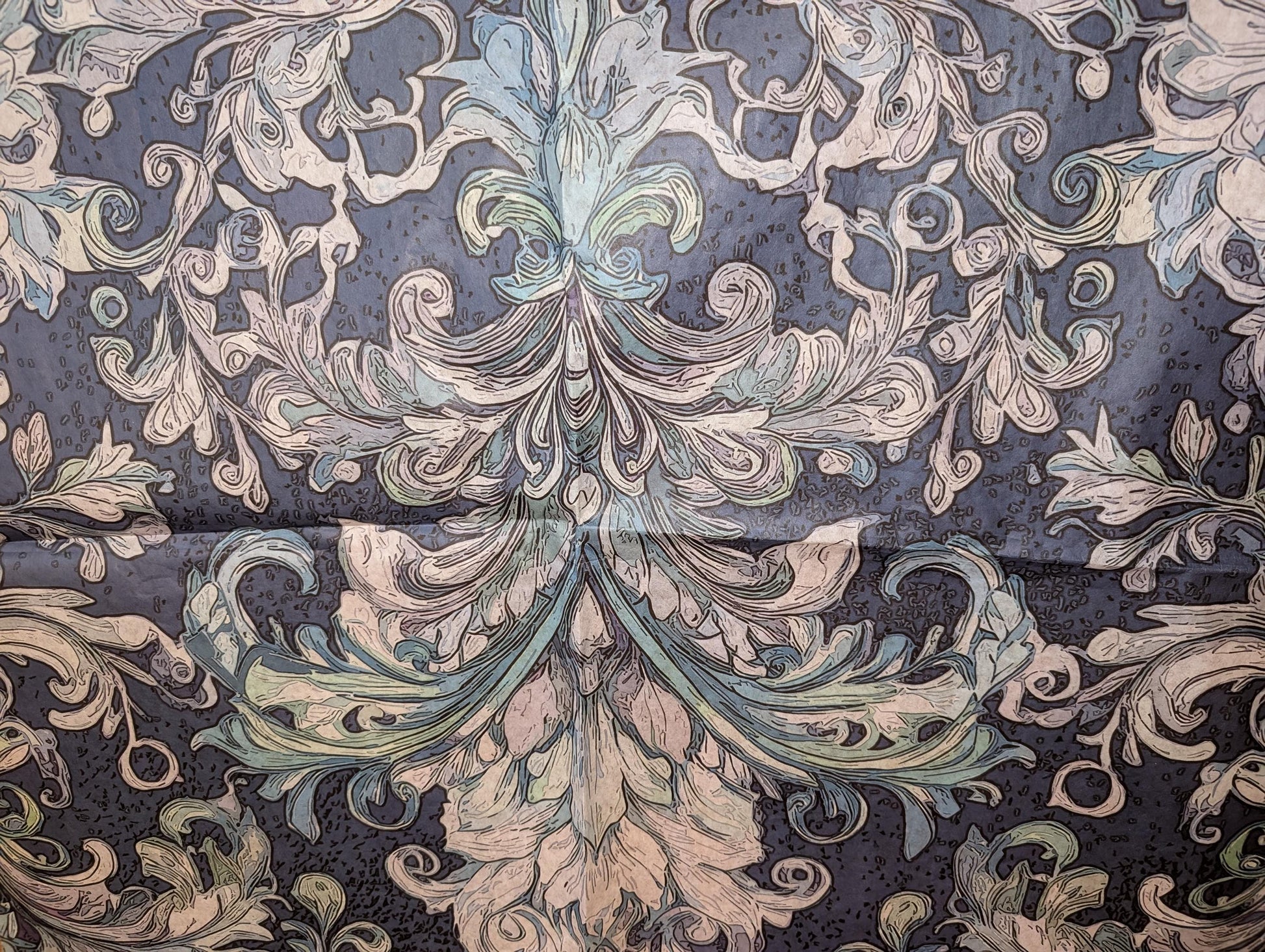 Transform your furniture and craft projects with our stunning Decoupage Paper for Furniture, featuring vibrant multi-color floral damask patterns in plum, teal, and purple hues. Designed specifically for DIY upcycling, furniture makeovers, scrapbooking, and home decor, this tissue paper adds a touch of elegance and artistic flair to any surface. The eye-catching damask designs are perfect for creating personalized, one-of-a-kind pieces that stand out.