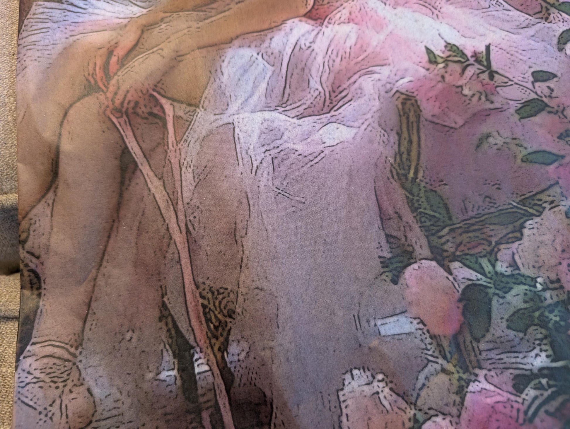 Large Decoupage Paper, Ballerina Dancer Tissue for Furniture Upcycling, Home Decor & Art Projects, Vintage Decoupage, Rice Wasabi Paper. Transform your home decor and furniture with this stunning large decoupage paper featuring a graceful ballerina dancer design. Perfect for DIY enthusiasts, crafters, and interior decorators, this vintage-inspired rice paper adds a touch of elegance and artistry to any project. for upcycling a vintage dresser,  beautiful wall art, and adding decorative accents.