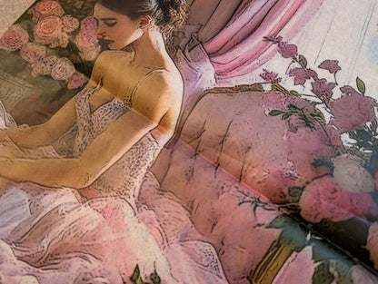Large Decoupage Paper, Ballerina Dancer Tissue for Furniture Upcycling, Home Decor & Art Projects, Vintage Decoupage, Rice Wasabi Paper. Transform your home decor and furniture with this stunning large decoupage paper featuring a graceful ballerina dancer design. Perfect for DIY enthusiasts, crafters, and interior decorators, this vintage-inspired rice paper adds a touch of elegance and artistry to any project. for upcycling a vintage dresser,  beautiful wall art, and adding decorative accents.