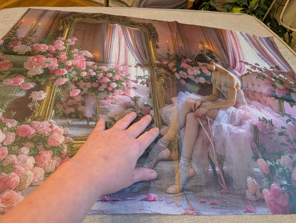Large Decoupage Paper, Ballerina Dancer Tissue for Furniture Upcycling, Home Decor & Art Projects, Vintage Decoupage, Rice Wasabi Paper. Transform your home decor and furniture with this stunning large decoupage paper featuring a graceful ballerina dancer design. Perfect for DIY enthusiasts, crafters, and interior decorators, this vintage-inspired rice paper adds a touch of elegance and artistry to any project. for upcycling a vintage dresser,  beautiful wall art, and adding decorative accents.