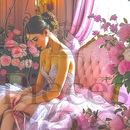 Large Decoupage Paper, Ballerina Dancer Tissue for Furniture Upcycling, Home Decor & Art Projects, Vintage Decoupage, Rice Wasabi Paper. Transform your home decor and furniture with this stunning large decoupage paper featuring a graceful ballerina dancer design. Perfect for DIY enthusiasts, crafters, and interior decorators, this vintage-inspired rice paper adds a touch of elegance and artistry to any project. for upcycling a vintage dresser,  beautiful wall art, and adding decorative accents.