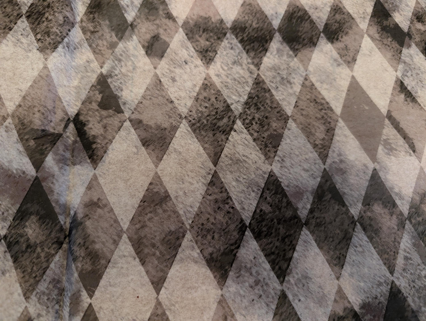 Decoupage paper black and white distressed diamond seamless pattern. Paper Transform your DIY projects with this stunning Large Decoupage Paper featuring a classic diamond distressed seamless pattern in bold black and white. Perfect for crafters, home decorators, and upcycling enthusiasts, this tissue paper elevate furniture, home decor, and craft projects into personalized masterpieces. Perfect for redesigning vintage furniture, creating unique wall art, or embellishing glass and metal surface.