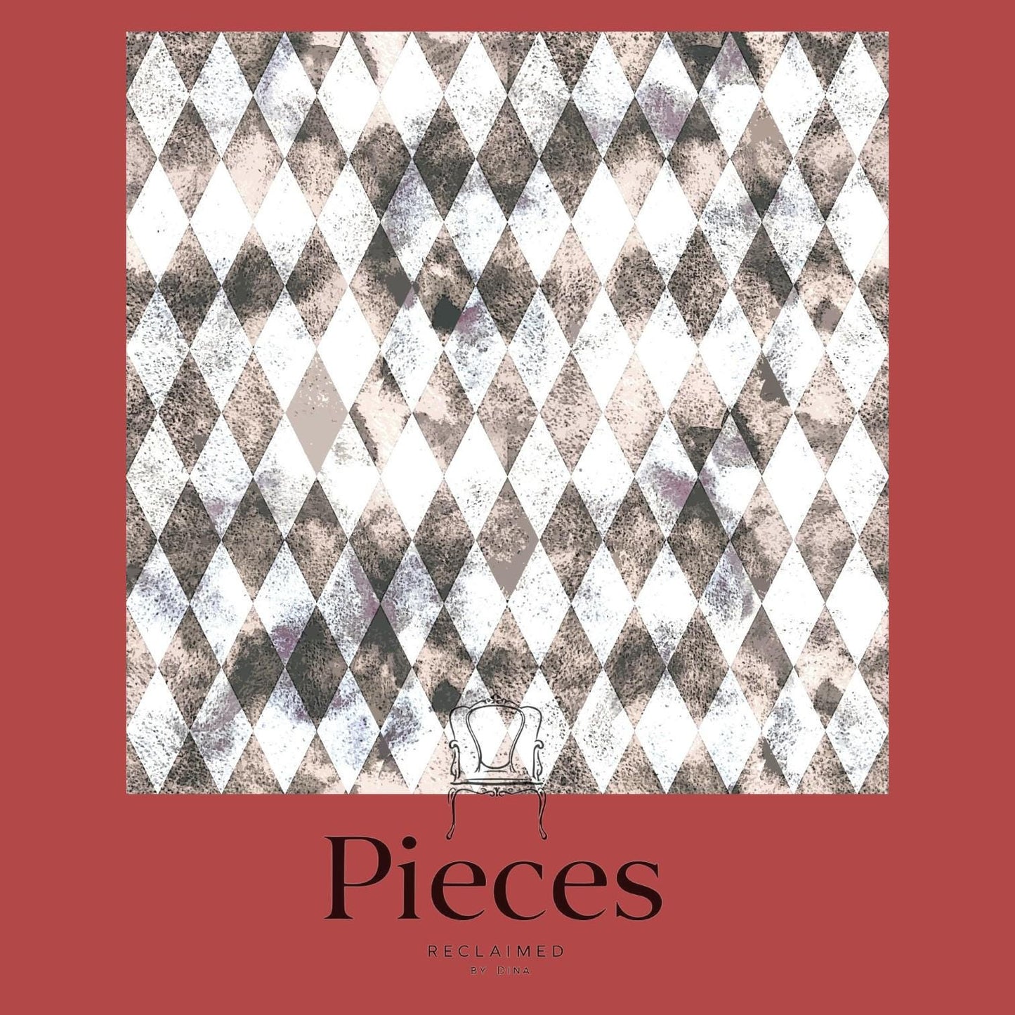 Decoupage paper black and white distressed diamond seamless pattern. Paper Transform your DIY projects with this stunning Large Decoupage Paper featuring a classic diamond distressed seamless pattern in bold black and white. Perfect for crafters, home decorators, and upcycling enthusiasts, this tissue paper elevate furniture, home decor, and craft projects into personalized masterpieces. Perfect for redesigning vintage furniture, creating unique wall art, or embellishing glass and metal surface.