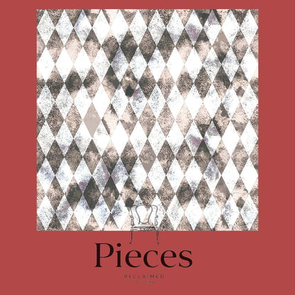 Decoupage paper black and white distressed diamond seamless pattern. Paper Transform your DIY projects with this stunning Large Decoupage Paper featuring a classic diamond distressed seamless pattern in bold black and white. Perfect for crafters, home decorators, and upcycling enthusiasts, this tissue paper elevate furniture, home decor, and craft projects into personalized masterpieces. Perfect for redesigning vintage furniture, creating unique wall art, or embellishing glass and metal surface.
