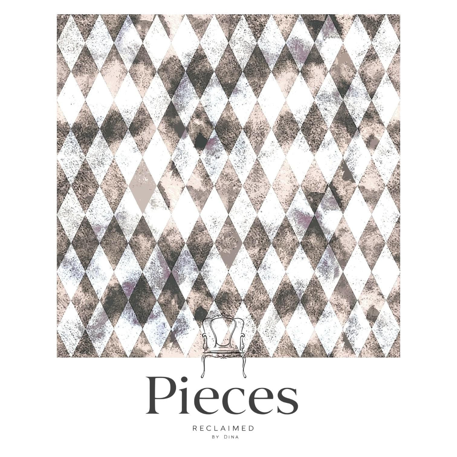 Decoupage paper black and white distressed diamond seamless pattern. Paper Transform your DIY projects with this stunning Large Decoupage Paper featuring a classic diamond distressed seamless pattern in bold black and white. Perfect for crafters, home decorators, and upcycling enthusiasts, this tissue paper elevate furniture, home decor, and craft projects into personalized masterpieces. Perfect for redesigning vintage furniture, creating unique wall art, or embellishing glass and metal surface.