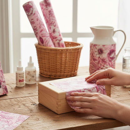 Transform your furniture with decoupage paper, designed to inspire creativity and elevate your home decor! This beautifully crafted decoupage paper is perfect for DIY enthusiasts and interior design lovers alike. With a variety of stunning patterns and designs, our decoupage paper allows you to breathe new life into your furniture pieces, creating unique and personalized accents that reflect your style. Our decoupage paper is durable and easy to work with, ensuring a smooth application process.