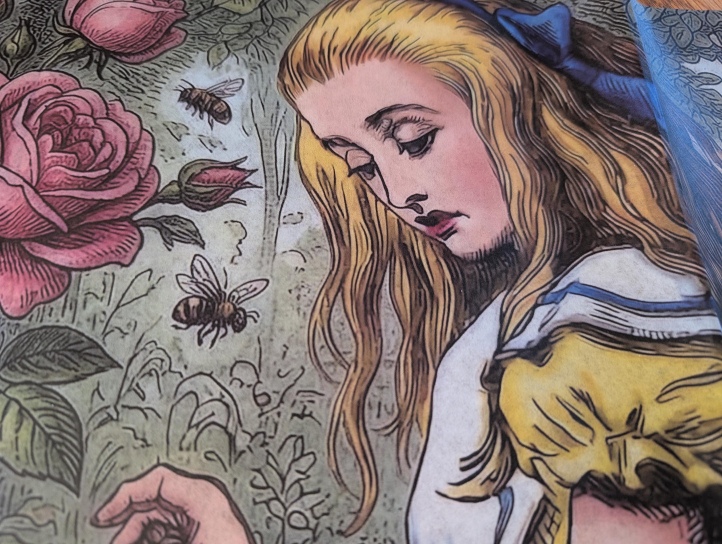 Discover the magic of storytelling with our Alice in Wonderland Decoupage Paper, a vibrant and whimsical addition to your DIY craft supplies. Perfect for adding a touch of fairy core charm to your projects, this high-quality tissue paper features detailed and colorful designs inspired by Lewis Carroll’s beloved characters and scenes. Whether you're creating whimsical home decor, themed party decorations, or unique craft pieces, this decoupage paper brings a splash of fantasy and imagination