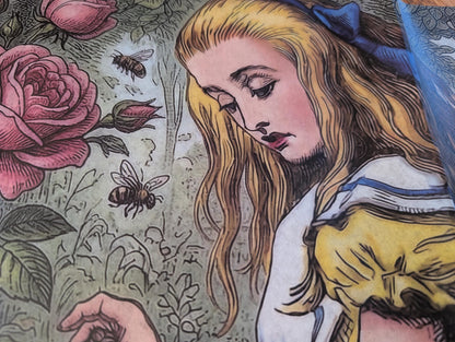 Discover the magic of storytelling with our Alice in Wonderland Decoupage Paper, a vibrant and whimsical addition to your DIY craft supplies. Perfect for adding a touch of fairy core charm to your projects, this high-quality tissue paper features detailed and colorful designs inspired by Lewis Carroll’s beloved characters and scenes. Whether you're creating whimsical home decor, themed party decorations, or unique craft pieces, this decoupage paper brings a splash of fantasy and imagination