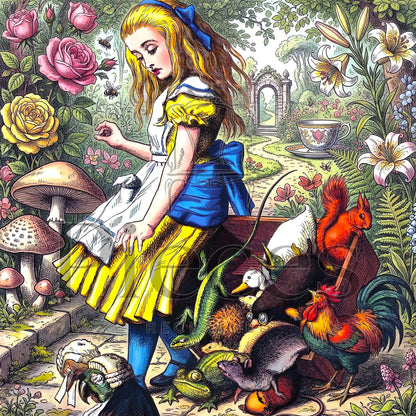 Discover the magic of storytelling with our Alice in Wonderland Decoupage Paper, a vibrant and whimsical addition to your DIY craft supplies. Perfect for adding a touch of fairy core charm to your projects, this high-quality tissue paper features detailed and colorful designs inspired by Lewis Carroll’s beloved characters and scenes. Whether you're creating whimsical home decor, themed party decorations, or unique craft pieces, this decoupage paper brings a splash of fantasy and imagination