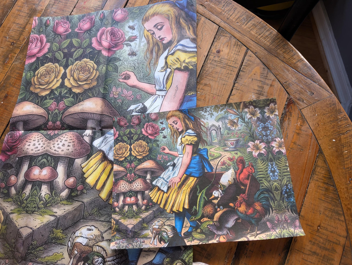 Discover the magic of storytelling with our Alice in Wonderland Decoupage Paper, a vibrant and whimsical addition to your DIY craft supplies. Perfect for adding a touch of fairy core charm to your projects, this high-quality tissue paper features detailed and colorful designs inspired by Lewis Carroll’s beloved characters and scenes. Whether you're creating whimsical home decor, themed party decorations, or unique craft pieces, this decoupage paper brings a splash of fantasy and imagination