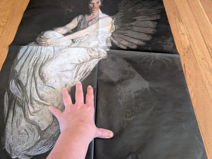 Elevate your creative projects with this exquisite Vintage Angel Decoupage Paper, a large tissue perfect for furniture upcycling, home decor, and art embellishments. Featuring timeless vintage angel paintings alongside elegant depictions of women, this decoupage tissue brings a touch of ethereal beauty and vintage charm to any surface. For DIY enthusiasts, crafters, and interior decorators alike, this high-quality rice paper is ideal for transforming ordinary furniture into statement pieces.