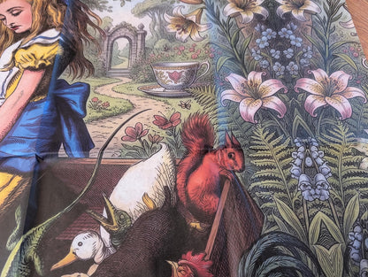 Discover the magic of storytelling with our Alice in Wonderland Decoupage Paper, a vibrant and whimsical addition to your DIY craft supplies. Perfect for adding a touch of fairy core charm to your projects, this high-quality tissue paper features detailed and colorful designs inspired by Lewis Carroll’s beloved characters and scenes. Whether you're creating whimsical home decor, themed party decorations, or unique craft pieces, this decoupage paper brings a splash of fantasy and imagination