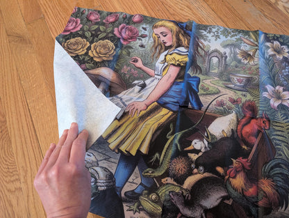 Discover the magic of storytelling with our Alice in Wonderland Decoupage Paper, a vibrant and whimsical addition to your DIY craft supplies. Perfect for adding a touch of fairy core charm to your projects, this high-quality tissue paper features detailed and colorful designs inspired by Lewis Carroll’s beloved characters and scenes. Whether you're creating whimsical home decor, themed party decorations, or unique craft pieces, this decoupage paper brings a splash of fantasy and imagination