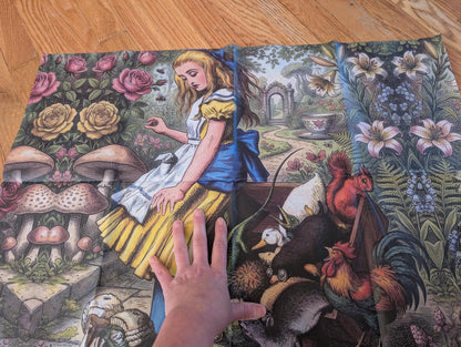 Discover the magic of storytelling with our Alice in Wonderland Decoupage Paper, a vibrant and whimsical addition to your DIY craft supplies. Perfect for adding a touch of fairy core charm to your projects, this high-quality tissue paper features detailed and colorful designs inspired by Lewis Carroll’s beloved characters and scenes. Whether you're creating whimsical home decor, themed party decorations, or unique craft pieces, this decoupage paper brings a splash of fantasy and imagination
