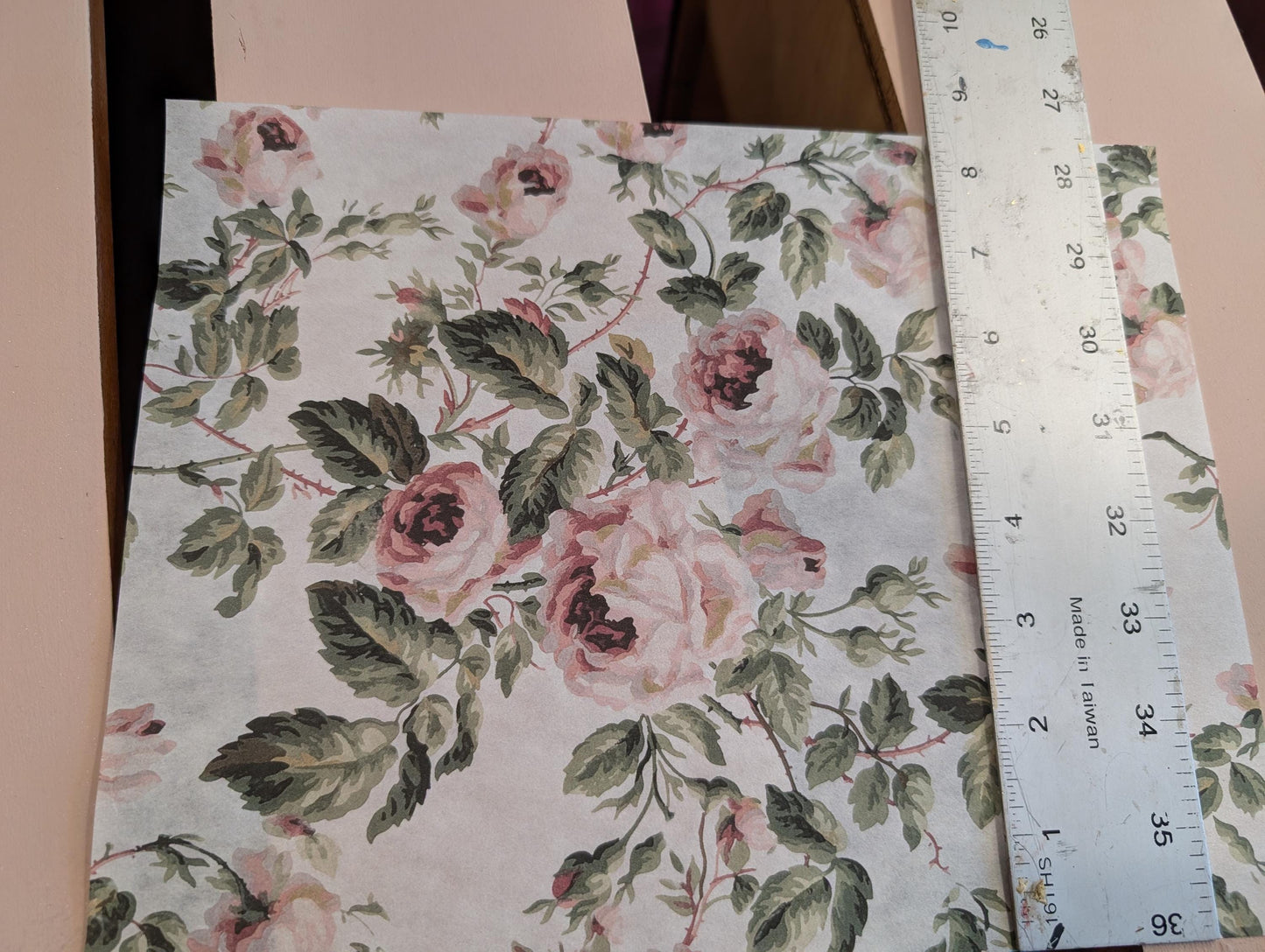 Seamless Pattern Floral Decoupage Paper for Furniture Upcycling. Transform your furniture and crafts with our  Floral Decoupage Paper, a perfect DIY craft supply for home decor makeovers. Seamless floral patter. This vibrant tissue paper features an eye-catching floral design that brings a fresh, artistic touch to any project. Created by Pieces Reclaimed by Dina, this decoupage paper is ideal for upcycling furniture, creating custom decor pieces, or adding floral flair to your craft portfolio.