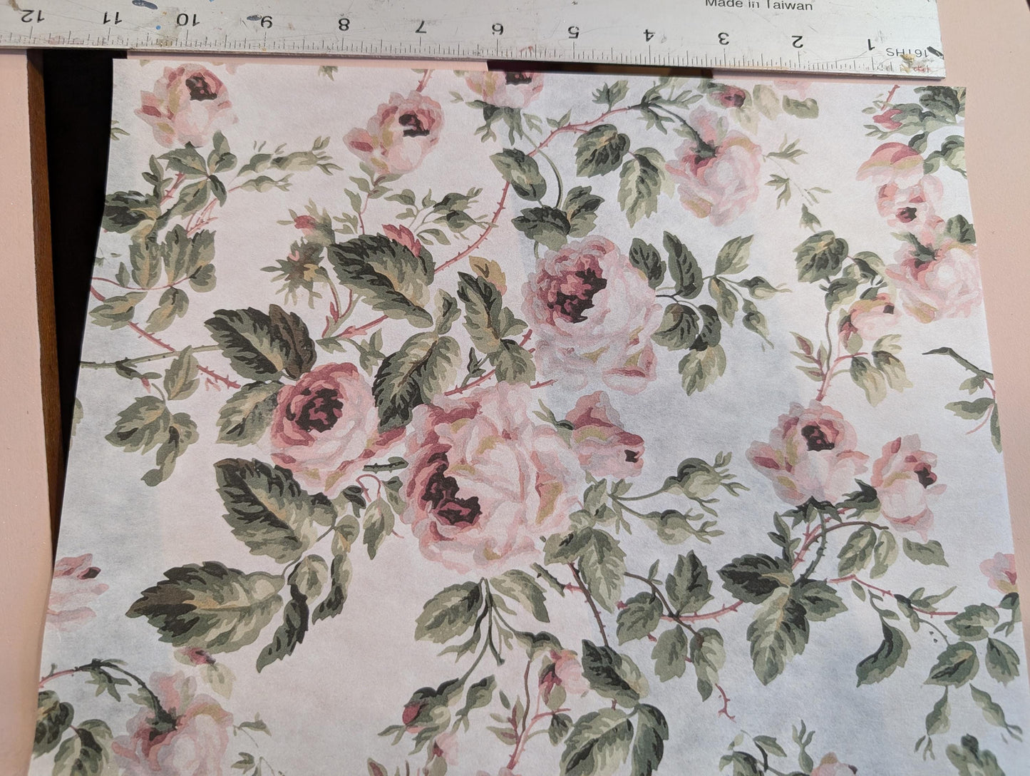 Seamless Pattern Floral Decoupage Paper for Furniture Upcycling. Transform your furniture and crafts with our  Floral Decoupage Paper, a perfect DIY craft supply for home decor makeovers. Seamless floral patter. This vibrant tissue paper features an eye-catching floral design that brings a fresh, artistic touch to any project. Created by Pieces Reclaimed by Dina, this decoupage paper is ideal for upcycling furniture, creating custom decor pieces, or adding floral flair to your craft portfolio.