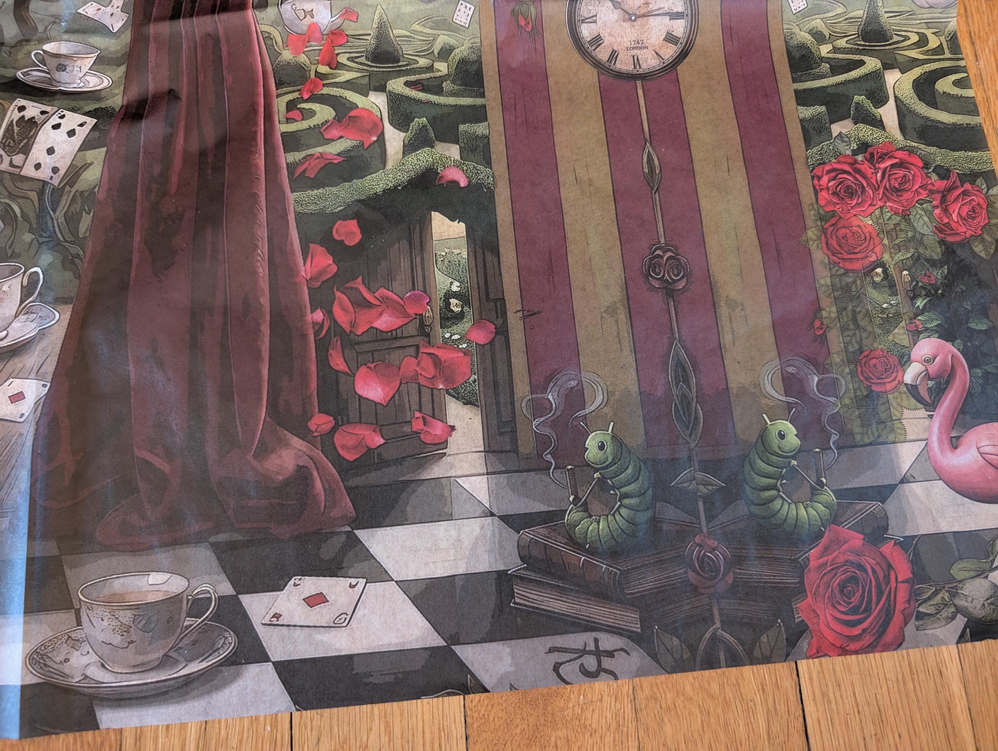 Discover the magic of storytelling with our Alice in Wonderland Decoupage Paper, a vibrant and whimsical addition to your DIY craft supplies. Perfect for adding a touch of fairy core charm to your projects, this high-quality tissue paper features detailed and colorful designs inspired by Lewis Carroll’s beloved characters and scenes. Whether you're creating whimsical home decor, themed party decorations, or unique craft pieces, this decoupage paper brings a splash of fantasy and imagination