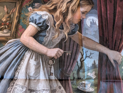 Discover the magic of storytelling with our Alice in Wonderland Decoupage Paper, a vibrant and whimsical addition to your DIY craft supplies. Perfect for adding a touch of fairy core charm to your projects, this high-quality tissue paper features detailed and colorful designs inspired by Lewis Carroll’s beloved characters and scenes. Whether you're creating whimsical home decor, themed party decorations, or unique craft pieces, this decoupage paper brings a splash of fantasy and imagination