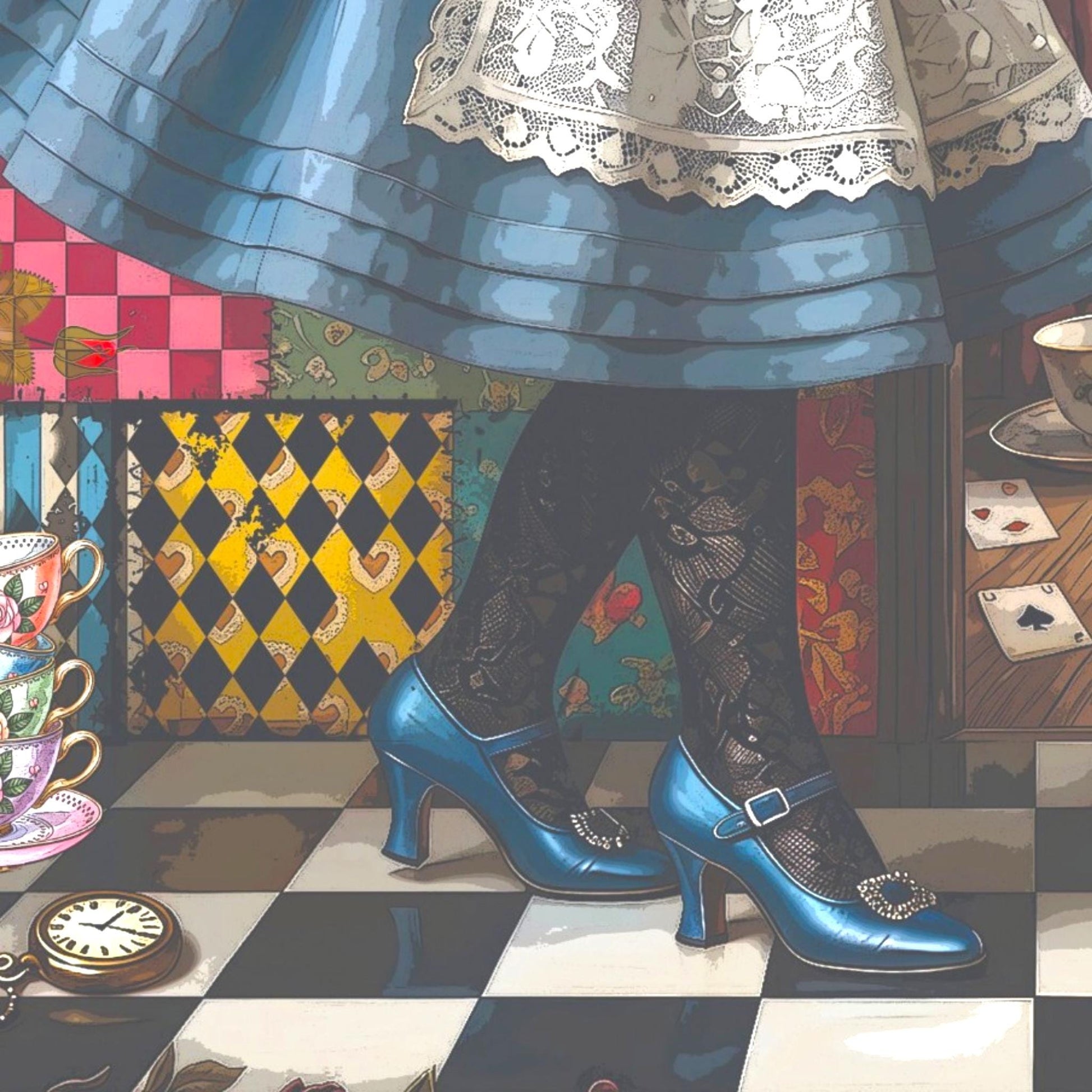 Discover the magic of storytelling with our Alice in Wonderland Decoupage Paper, a vibrant and whimsical addition to your DIY craft supplies. Perfect for adding a touch of fairy core charm to your projects, this high-quality tissue paper features detailed and colorful designs inspired by Lewis Carroll’s beloved characters and scenes. Whether you're creating whimsical home decor, themed party decorations, or unique craft pieces, this decoupage paper brings a splash of fantasy and imagination