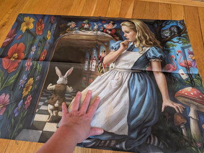 Discover the magic of storytelling with our Alice in Wonderland Decoupage Paper, a vibrant and whimsical addition to your DIY craft supplies. Perfect for adding a touch of fairy core charm to your projects, this high-quality tissue paper features detailed and colorful designs inspired by Lewis Carroll’s beloved characters and scenes. Whether you're creating whimsical home decor, themed party decorations, or unique craft pieces, this decoupage paper brings a splash of fantasy and imagination