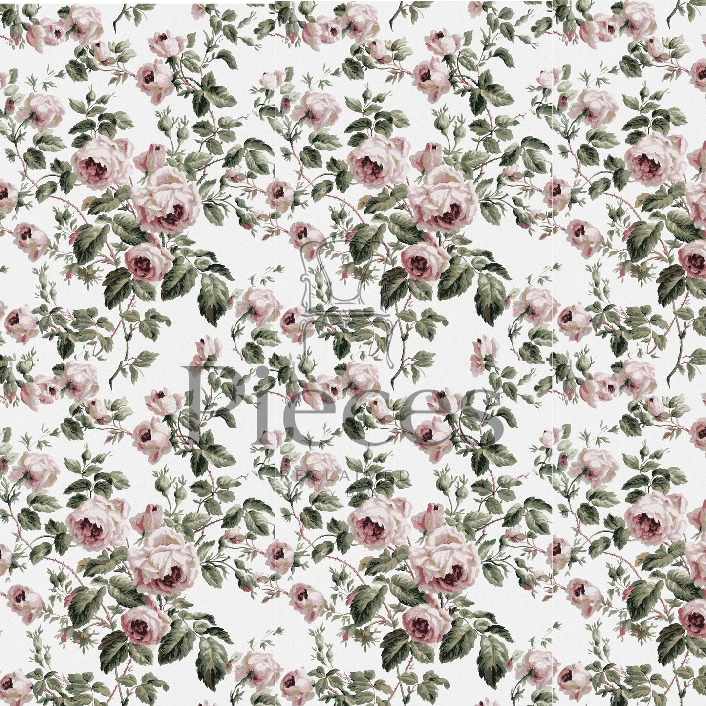 Seamless Pattern Floral Decoupage Paper for Furniture Upcycling. Transform your furniture and crafts with our  Floral Decoupage Paper, a perfect DIY craft supply for home decor makeovers. Seamless floral patter. This vibrant tissue paper features an eye-catching floral design that brings a fresh, artistic touch to any project. Created by Pieces Reclaimed by Dina, this decoupage paper is ideal for upcycling furniture, creating custom decor pieces, or adding floral flair to your craft portfolio.