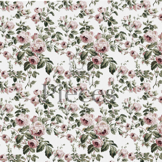 Seamless Pattern Floral Decoupage Paper for Furniture Upcycling. Transform your furniture and crafts with our  Floral Decoupage Paper, a perfect DIY craft supply for home decor makeovers. Seamless floral patter. This vibrant tissue paper features an eye-catching floral design that brings a fresh, artistic touch to any project. Created by Pieces Reclaimed by Dina, this decoupage paper is ideal for upcycling furniture, creating custom decor pieces, or adding floral flair to your craft portfolio.