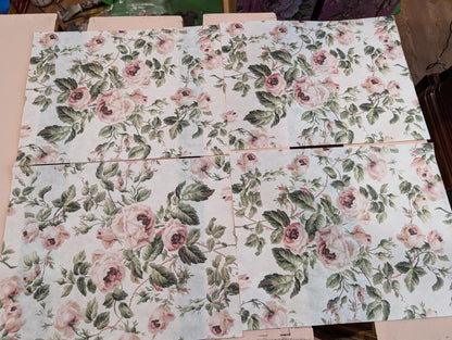 Seamless Pattern Floral Decoupage Paper for Furniture Upcycling. Transform your furniture and crafts with our  Floral Decoupage Paper, a perfect DIY craft supply for home decor makeovers. Seamless floral patter. This vibrant tissue paper features an eye-catching floral design that brings a fresh, artistic touch to any project. Created by Pieces Reclaimed by Dina, this decoupage paper is ideal for upcycling furniture, creating custom decor pieces, or adding floral flair to your craft portfolio.