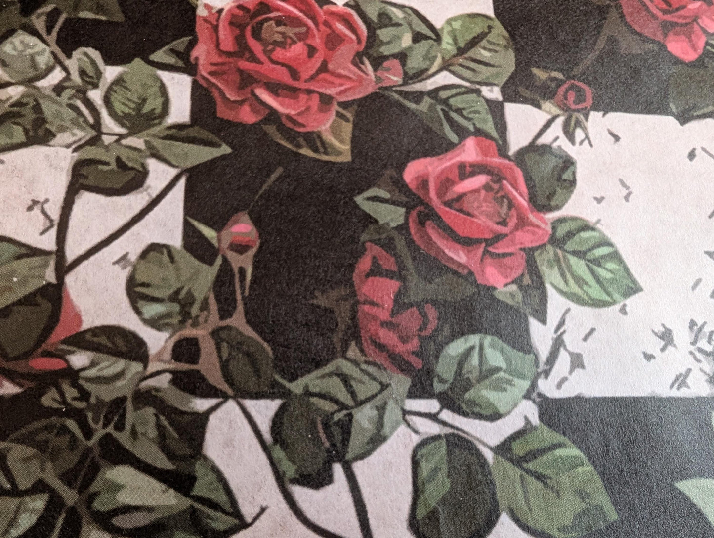 Large Decoupage Paper: Checkerboard Pattern Black and White Upcycling Tissue. Featuring a  checkerboard pattern in  black and white. Perfect for crafters, decorators, and upcycling enthusiasts, this high-quality tissue paper allows you to effortlessly elevate furniture, home decor, and craft pieces into personalized masterpieces. Whether you're redesigning vintage furniture, creating unique wall art, or embellishing glass and metal surfaces, this versatile decoupage paper is your go-to choice