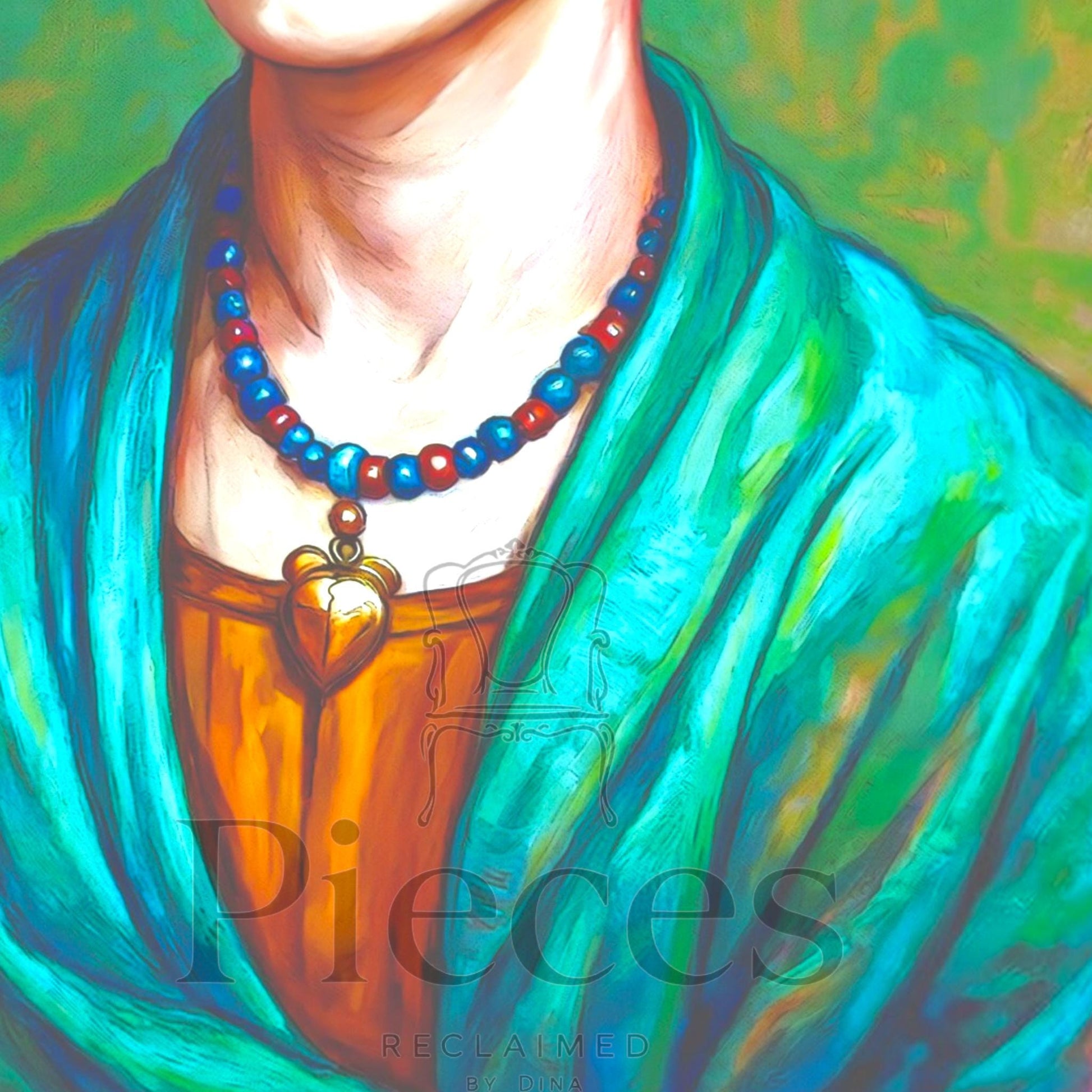 Frida Kahlo Decoupage Paper | Mexican Folk Art Tissue Paper for Crafts, Home Decor, and  Wall Art. Bring vibrant Mexican folk art into your creative projects with this stunning Frida Kahlo Decoupage Paper. Designed as a high-quality tissue paper, this 8.5 by 11-inch sheet features a captivating depiction of the iconic artist, perfect for adding a touch of retro elegance and modern flair to your home decor, crafts, and DIY masterpieces. Mexican folk wall art. Frida print. Frida Kahlo wall art