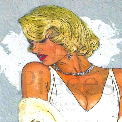 Add a touch of Old Hollywood glamour to your craft projects with this stunning Marilyn Monroe Decorative Decoupage Paper. Perfect for furniture, DIY crafts, wall art, and home decor, this vintage-inspired paper captures Marilyn’s timeless allure with rich, colorful imagery and fine detail. Whether you're embellishing picture frames, sealing onto wooden surfaces, or transforming everyday objects, this decoupage paper elevates your designs with elegance and style.