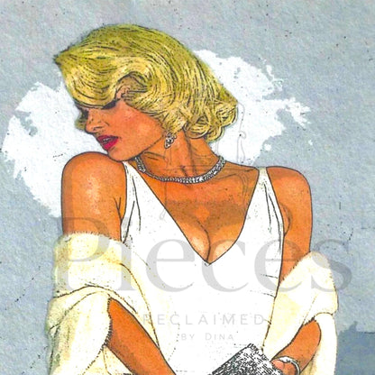 Add a touch of Old Hollywood glamour to your craft projects with this stunning Marilyn Monroe Decorative Decoupage Paper. Perfect for furniture, DIY crafts, wall art, and home decor, this vintage-inspired paper captures Marilyn’s timeless allure with rich, colorful imagery and fine detail. Whether you're embellishing picture frames, sealing onto wooden surfaces, or transforming everyday objects, this decoupage paper elevates your designs with elegance and style.