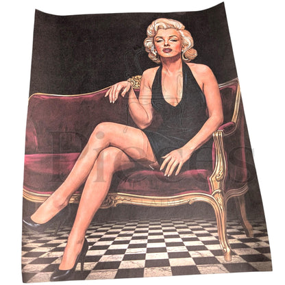 Add a touch of Old Hollywood glamour to your craft projects with this stunning Marilyn Monroe Decorative Decoupage Paper. Perfect for furniture, DIY crafts, wall art, and home decor, this vintage-inspired paper captures Marilyn’s timeless allure with rich, colorful imagery and fine detail. Whether you're embellishing picture frames, sealing onto wooden surfaces, or transforming everyday objects, this decoupage paper elevates your designs with elegance and style.